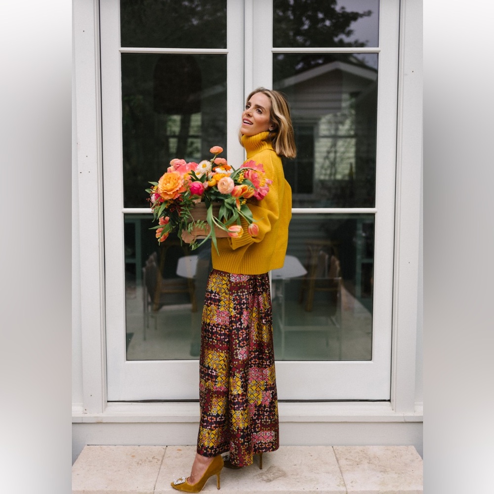Floral Patchwork Maxi Skirt